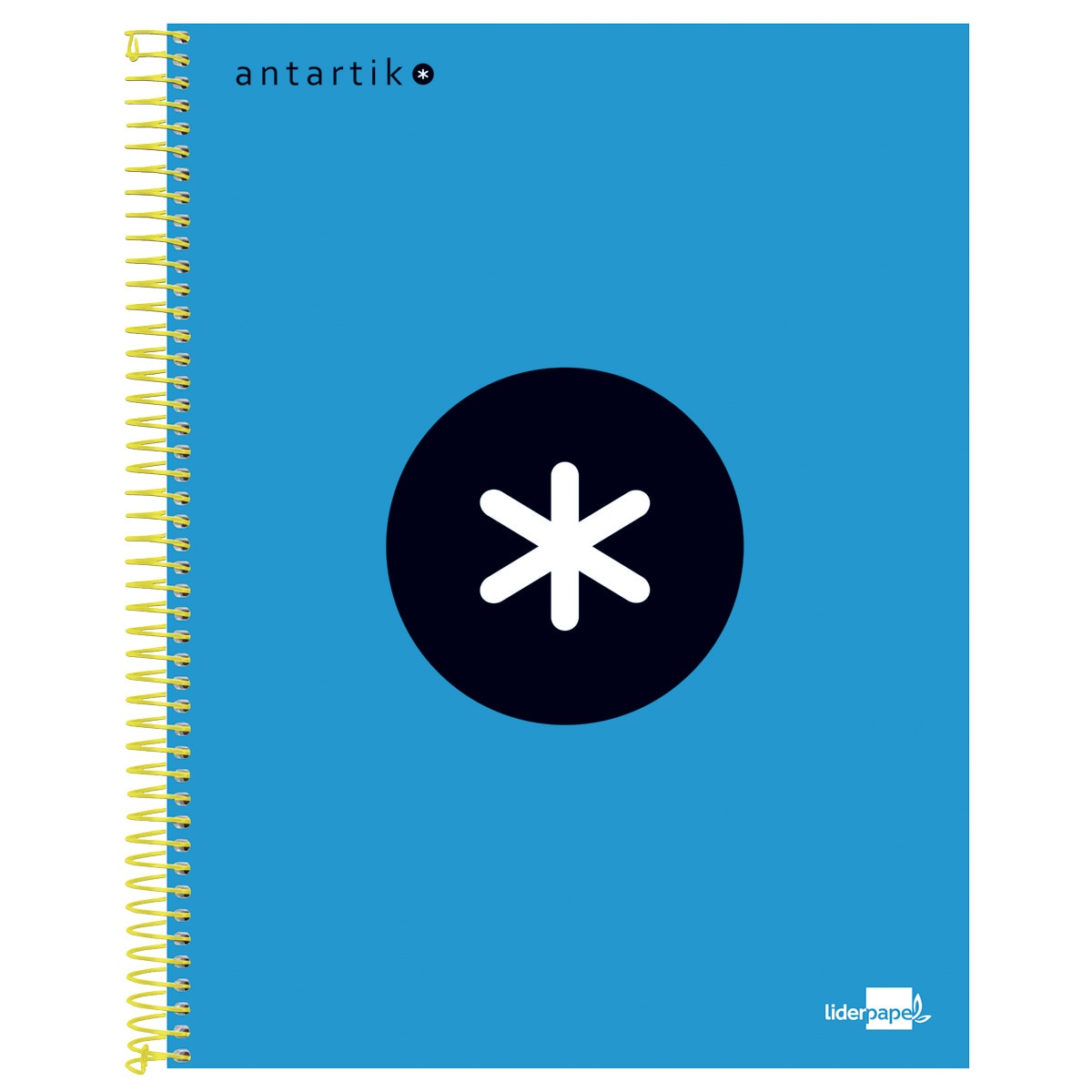 Imagem 0 de Caderno Espiral Liderpapel A4 Micro Antartik Capa Forrada 120 F 100 g Quadriculado 5 Mm 5 Fitas 4 Furos Azul