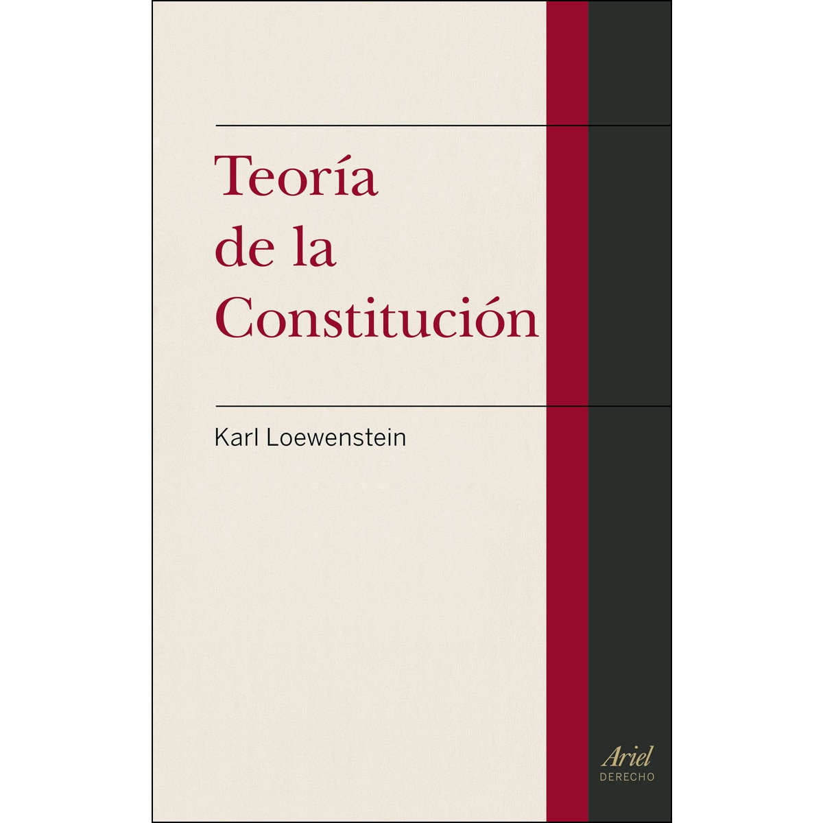 Teoría de la Constitución (Capa mole com abas) 1