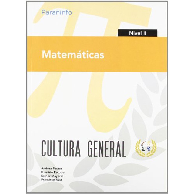 Imagen 0 de Matemáticas. Nivel II. Cultura general  (Tapa blanda)