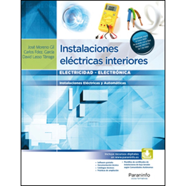 Imagen 0 de Instalaciones eléctricas interiores, 3ª ed (Tapa blanda)