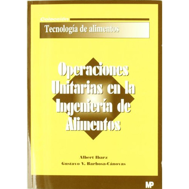 Imagen 0 de Operaciones unitarias en la ingeniería de alimentos  (Tapa blanda)