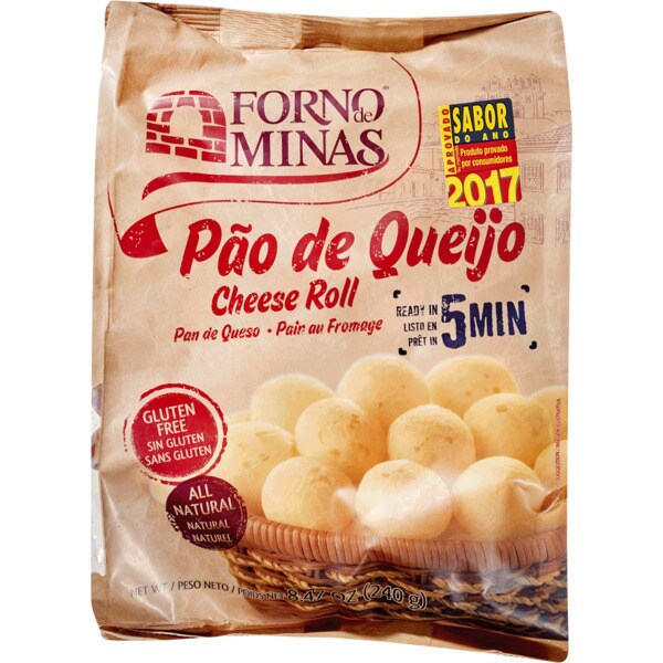 Forno de Minas Pão de Queijo Assado sem Glúten embalagem 400 g