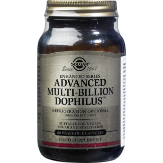 Advanced Multi-Billion Dophilus frasco 60 cápsulas - Solgar
