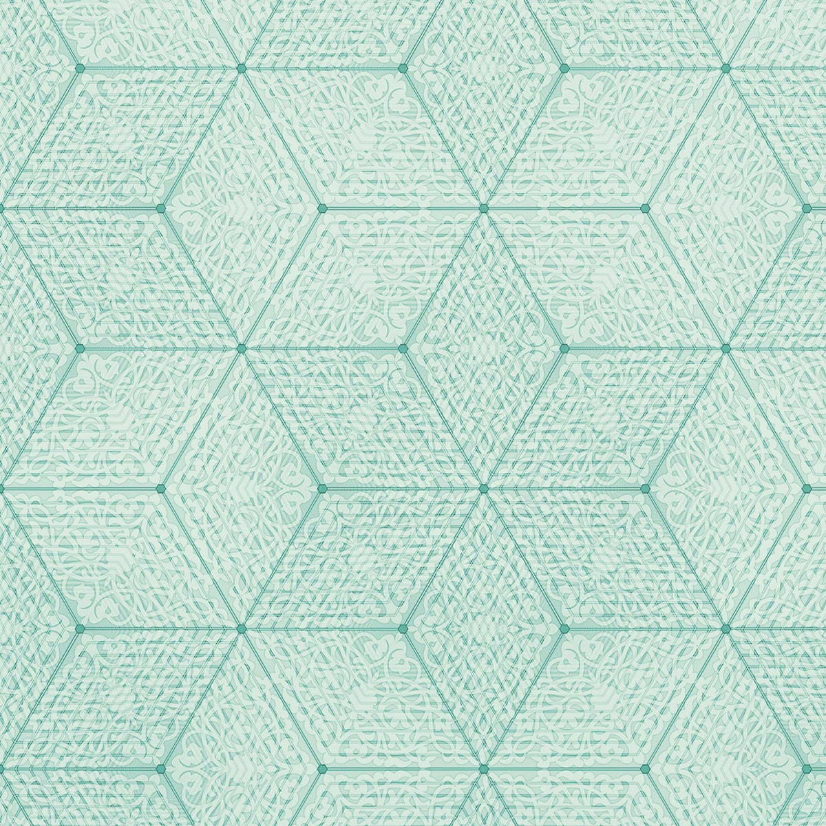 Papel de Parde TNT com Desenho Azul-1