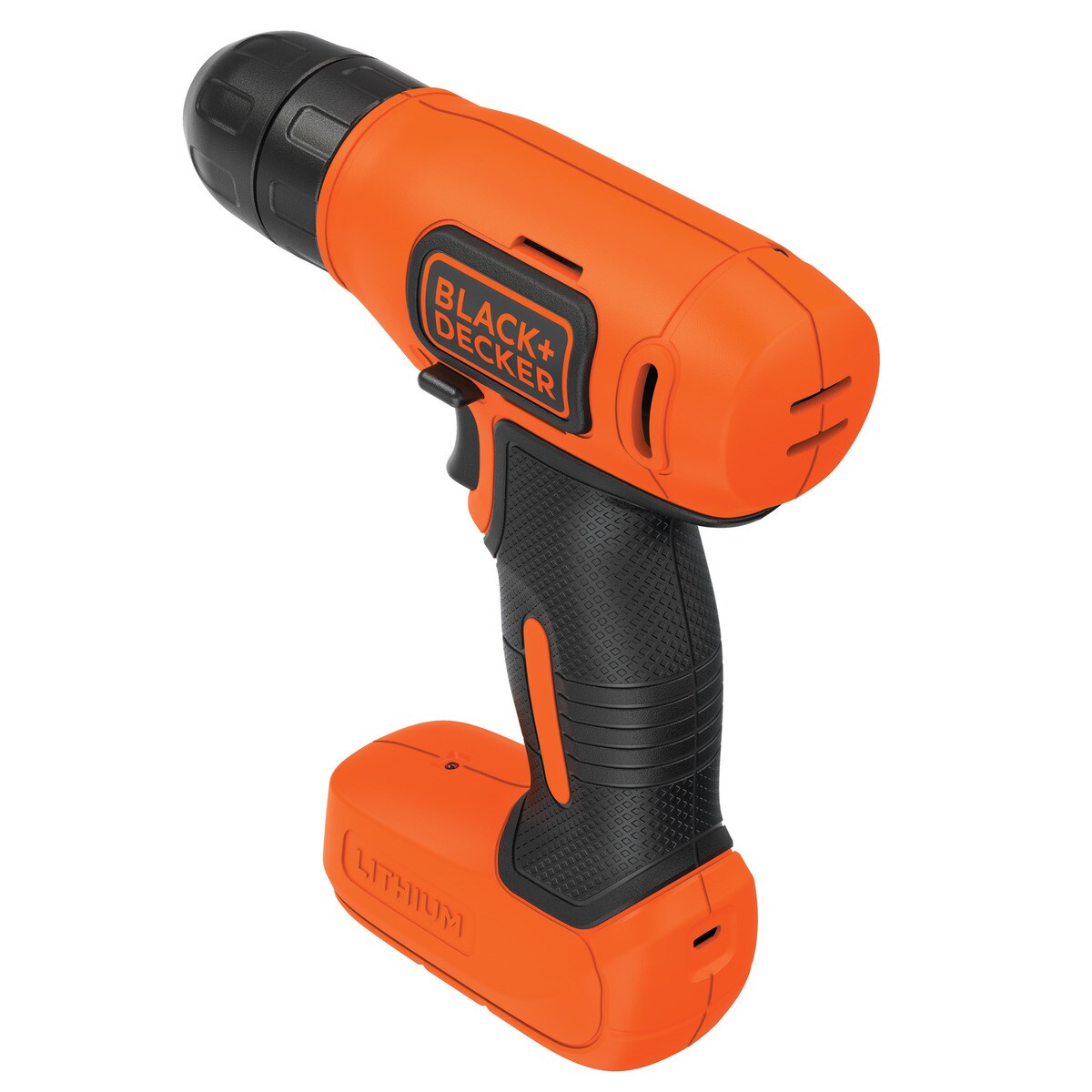 Taladro Atornillador a Batería 7,2 V B+D BDCD8-QW Naranja / Negro-4