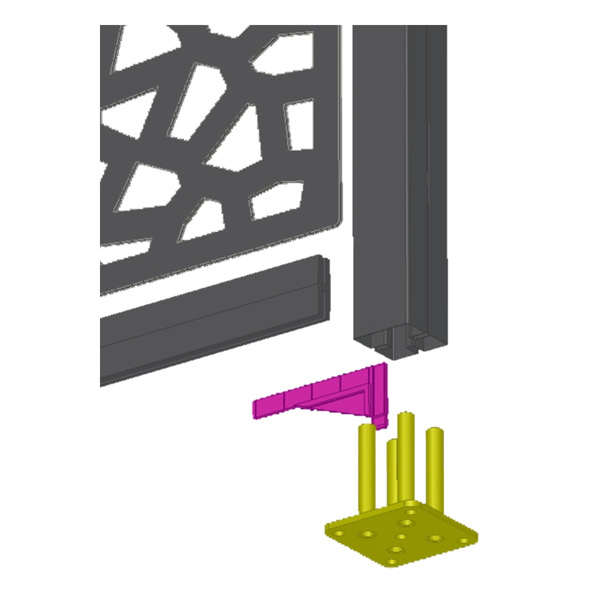 Panel Mosaïc Marrón-5