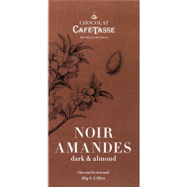 Chocolate Preto com Amêndoas embalagem 85 g