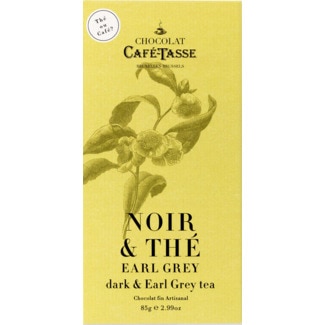Chocolate Preto com Chá Earl Grey embalagem 85 g - Café-tasse