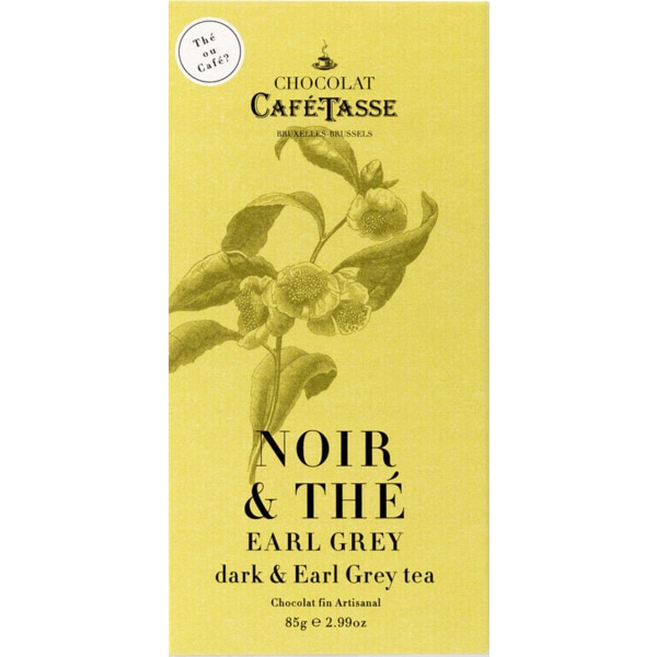 Chocolate Preto com Chá Earl Grey embalagem 85 g