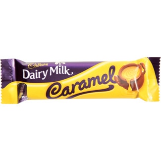 Chocolate de Leite com Recheio de Caramelo embalagem 45 g - Cadbury Dairy Milk