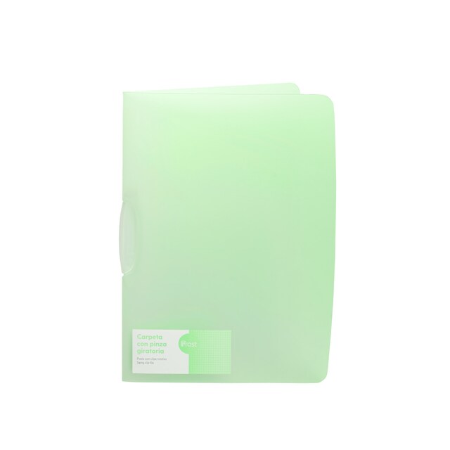 Imagen 0 de Carpeta Frost de plástico A4 con pinza pivotante / swing clip