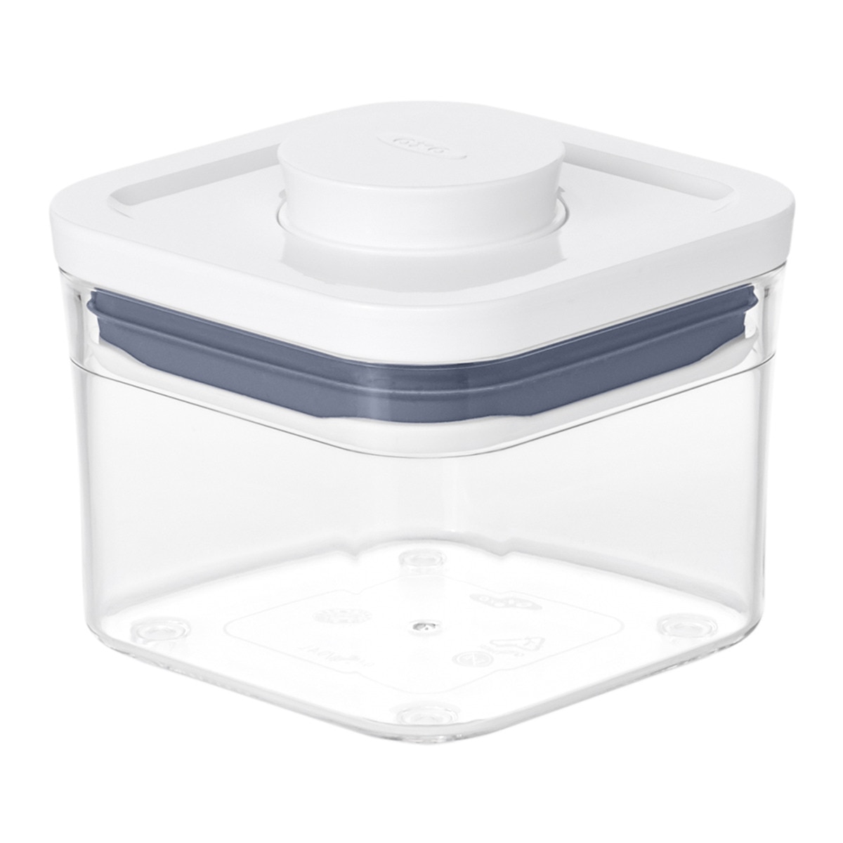 Frasco de cozinha hermético quadrado mini Pop 2.0 Oxo Transparente-2