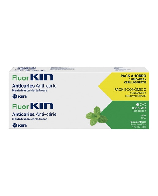 Imagen 0 de Pack 2 unid Pasta Dentífrica Fluorkin Kin
