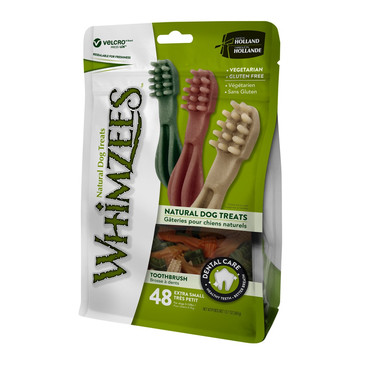 Whimzees - Snack Para Perros Cepillo Dental Mix Bolsa Grande