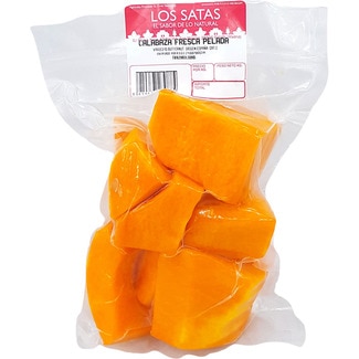 Calabaza pelada troceada envasada al vacío bolsa 400 g