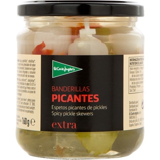 banderillas picantes frasco frasco 160 g neto escurrido - El Corte Ingles