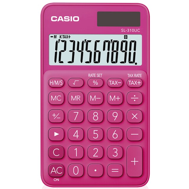 Imagen 0 de Calculadora de Bolsillo SL-310UC Casio Fucsia
