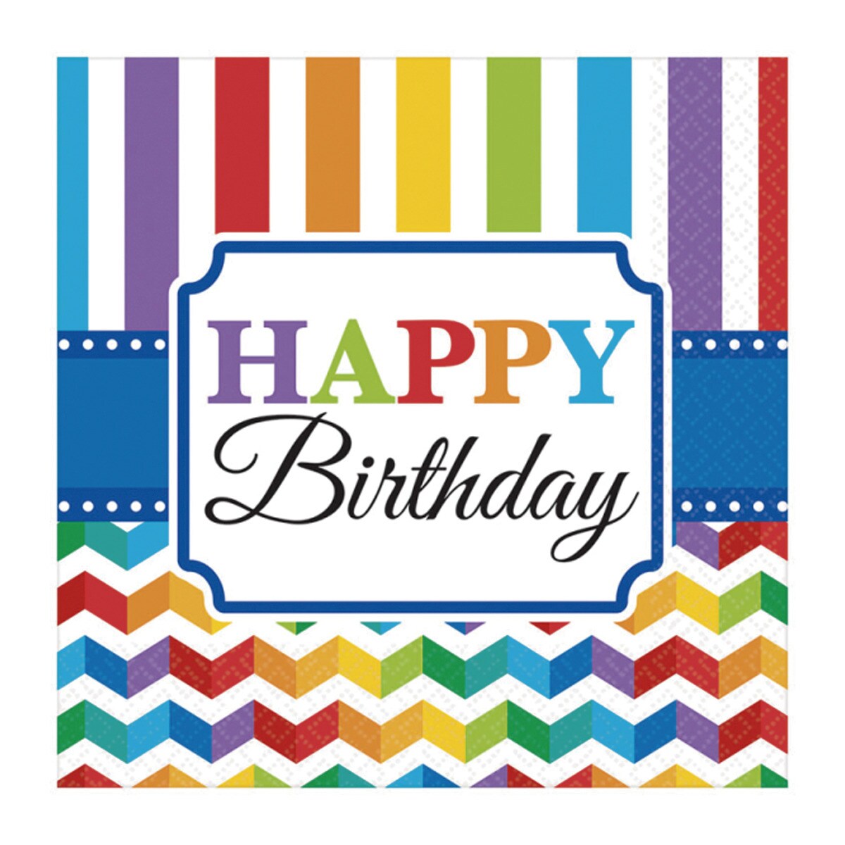 Liragram - Servilletas Happy Birthday Bright