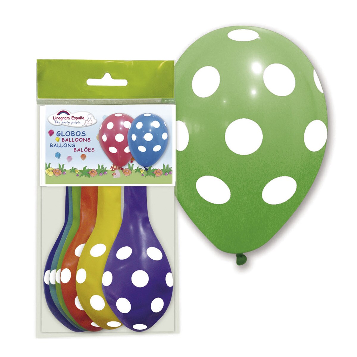 Globos Puntos Blancos 1