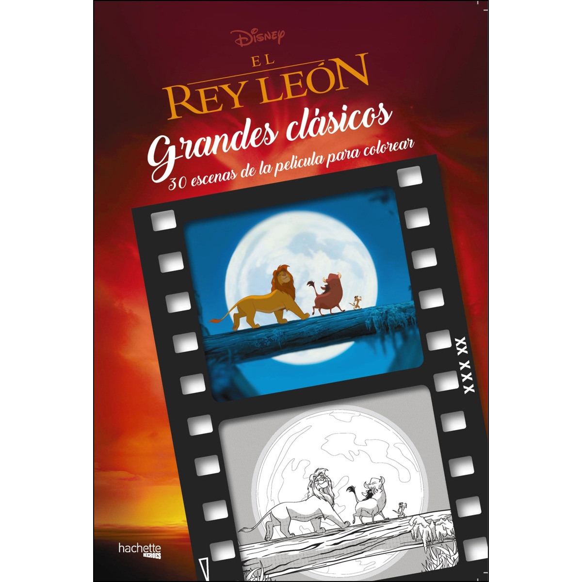 Grandes clásicos Disney para colorear-El rey león (Capa mole)