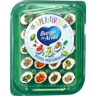 Los Aperitivos surtido de quesos suaves y cremosos con hierbas provenzales para picoteo envase 100 g - Burgo De Arias