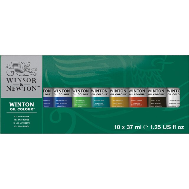 Imagen 0 de Set de 10 Tubos de 37 ml de Óleo Gama Winton Winsor & Newton Multicolor