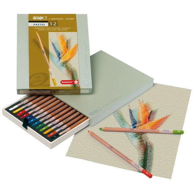 Imagen 0 de Caja de Lujo de Doce Lápices Pastel Bruynzeel Multicolor