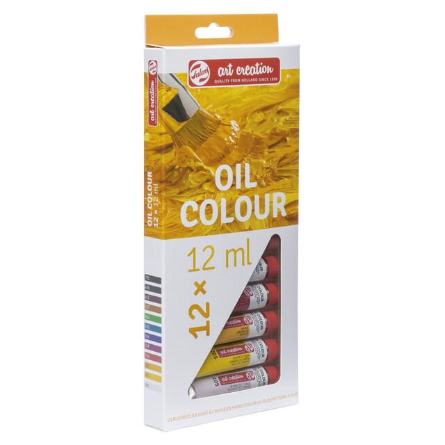 Imagen 0 de Set de Doce Tubos de Oleo Artcreation de 12 Ml Varios Colores Artcreation Amarillo