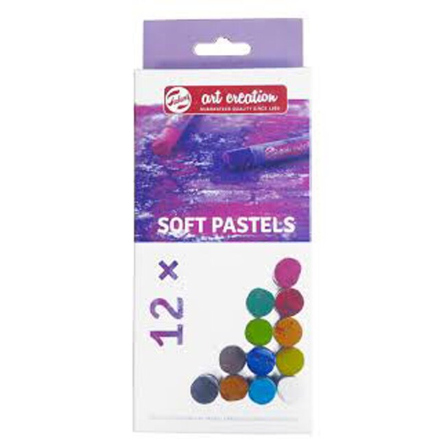 Imagen 0 de Set de Doce Barras Cuadradas de Pastel Suave Artcreation Multicolor