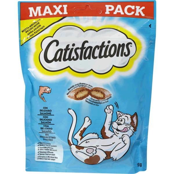 Snack para Gato com Salmão embalagem 180 g