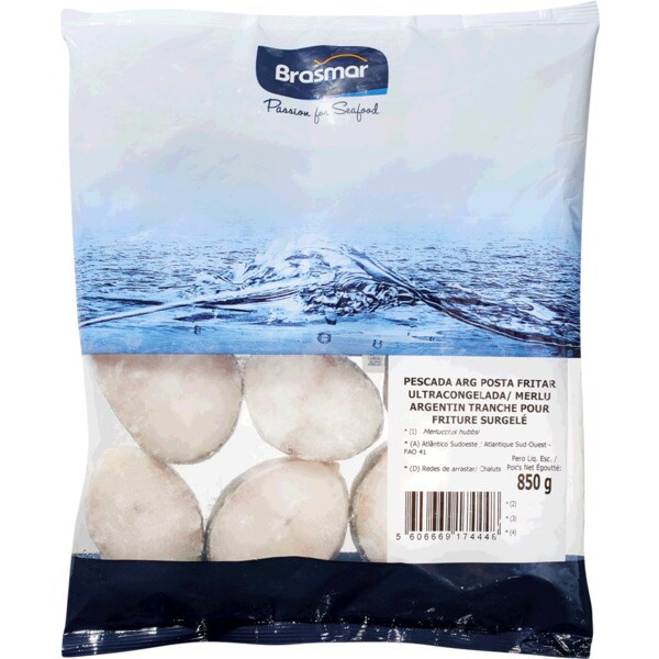 Brasmar Posta de Pescada Argentina embalagem 850 g