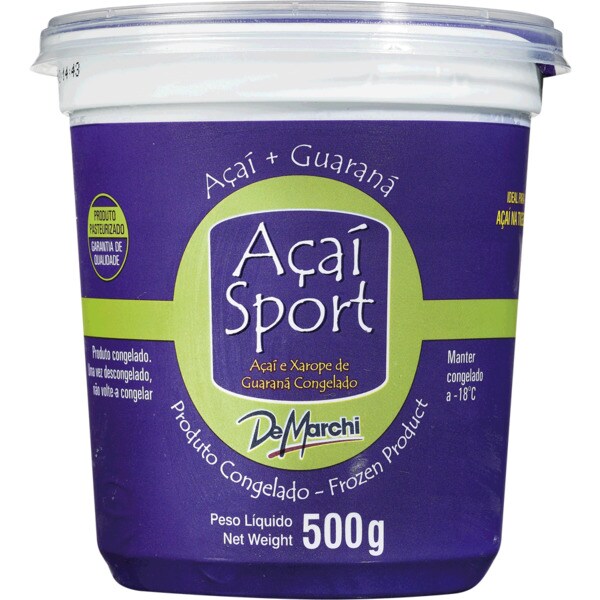 De Marchi Açaí Sport Tradicional embalagem 500 g