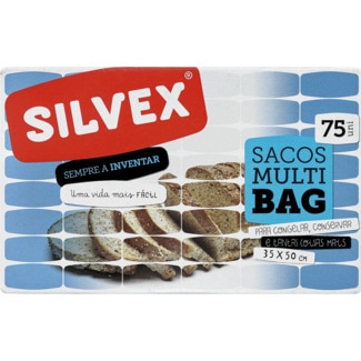 Sacos de Conservação e Congelação Multi Bag embalagem 75 unidades - Silvex