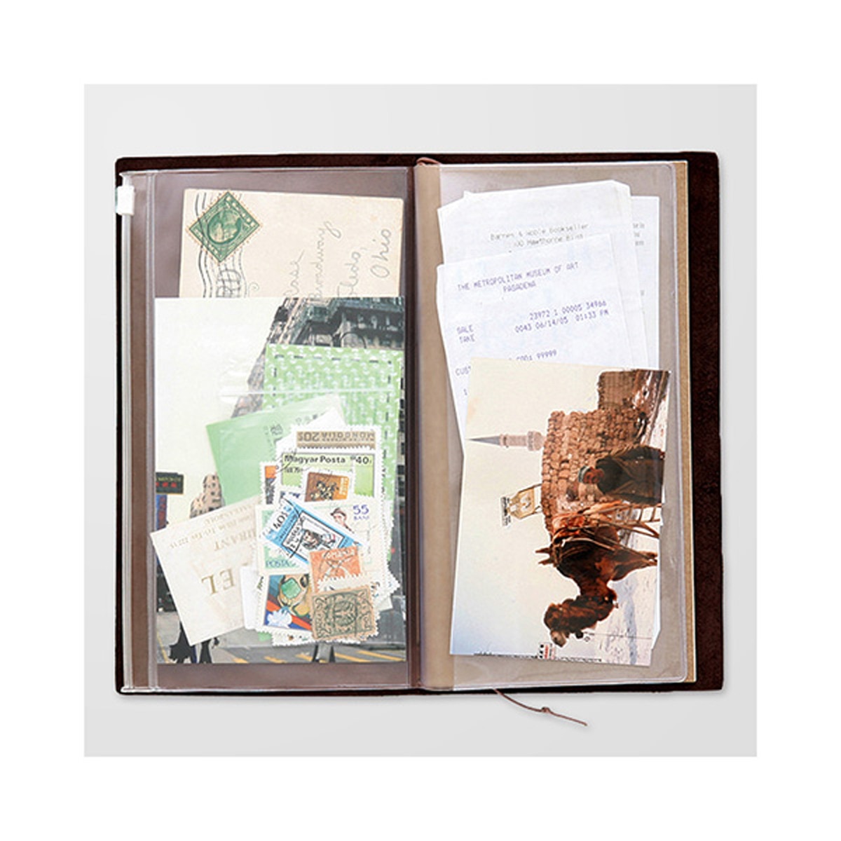 Recarga de bolso com fecho de correr Traveler's Notebook 4
