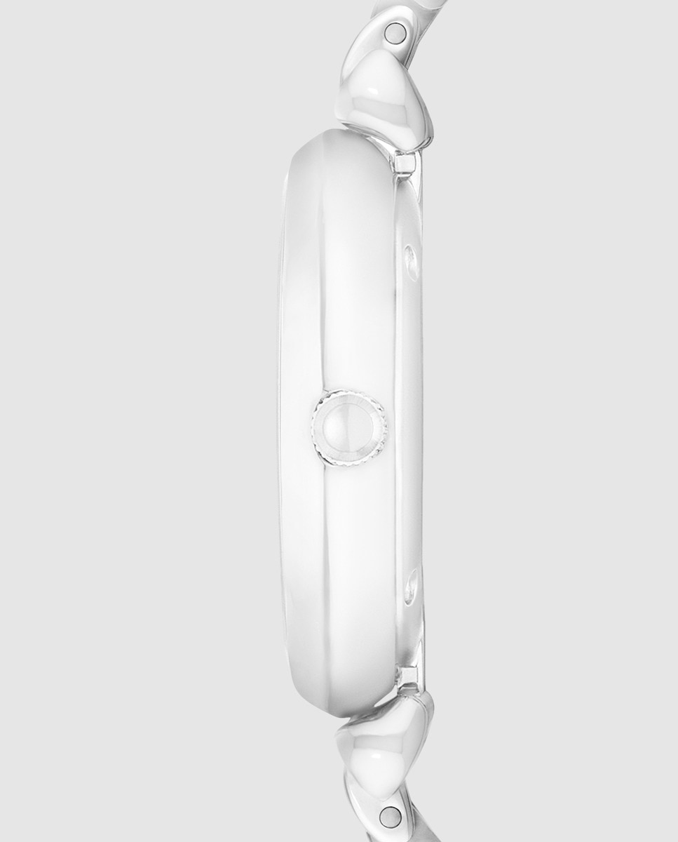 Relógio AR1925 de Aço Branco-2