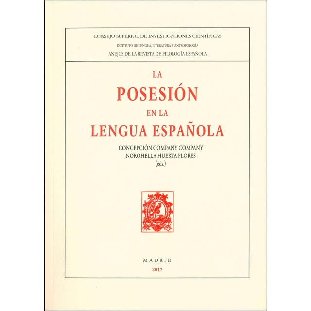 Imagem 0 de La posesión en la lengua española (Capa mole com abas)