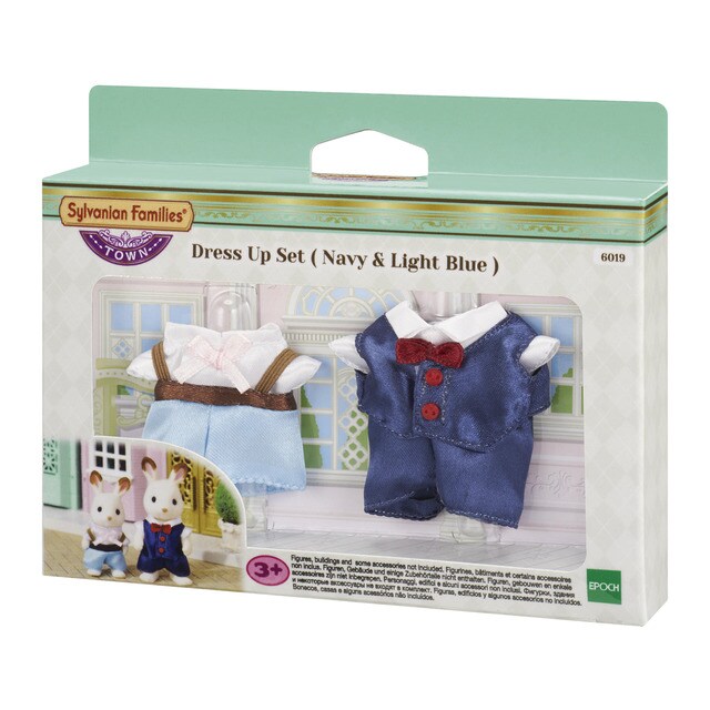 Sylvanian Families 6019 Set Vestidos Azul Marino y Azul Claro