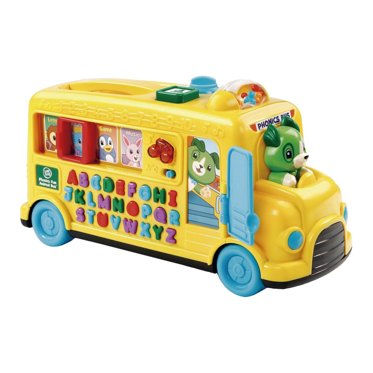 Autobús de letras y animales 1