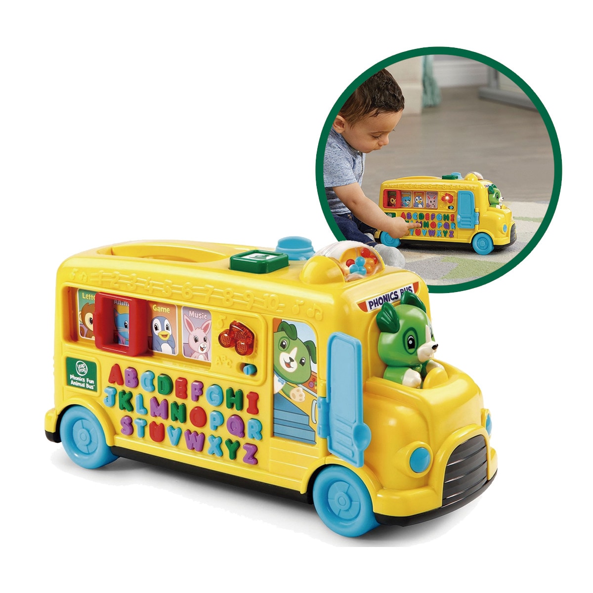 Autobús de letras y animales 3