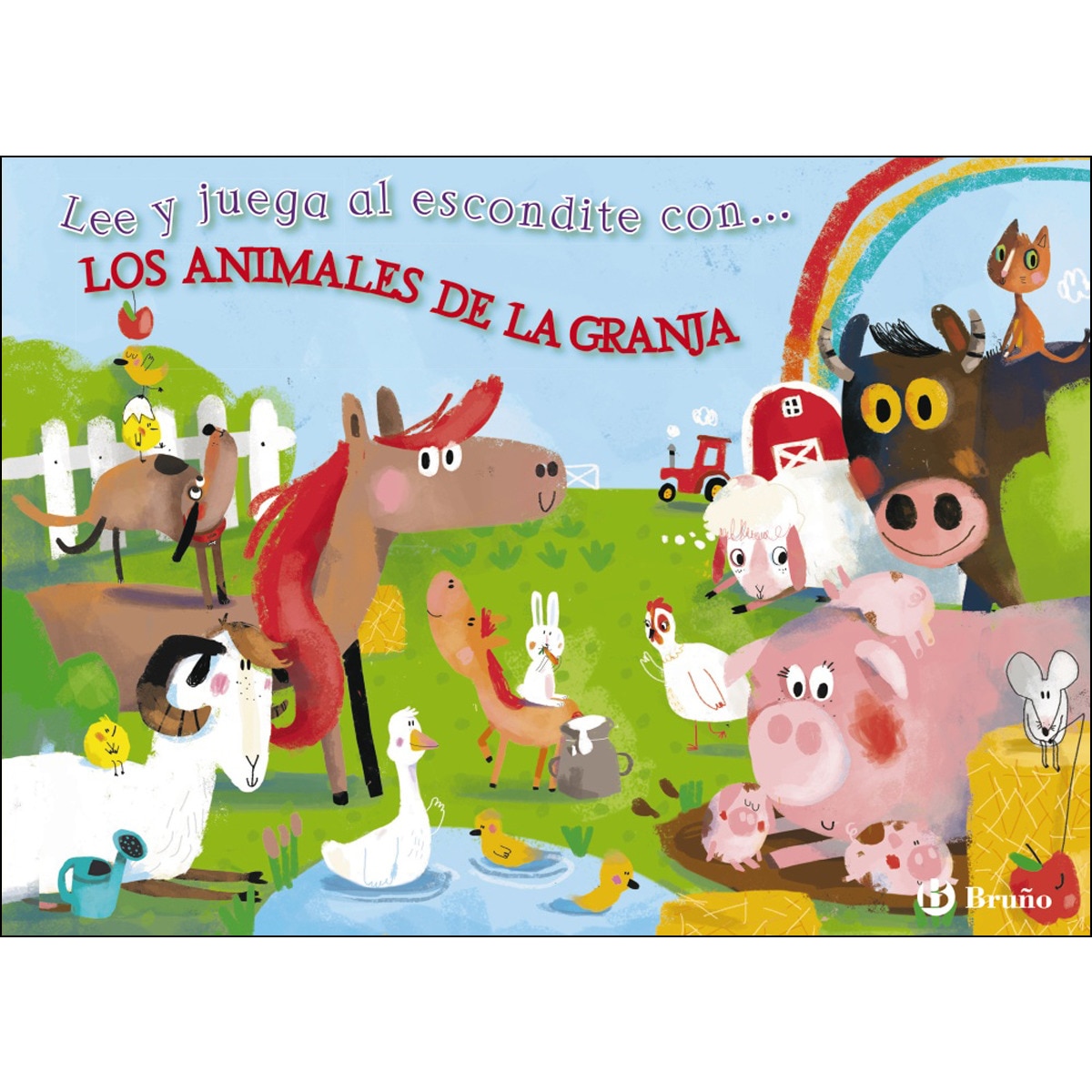 Imagen 0 de Lee y juega al escondite con... LOS ANIMALES DE LA GRANJA  (Tapa dura)