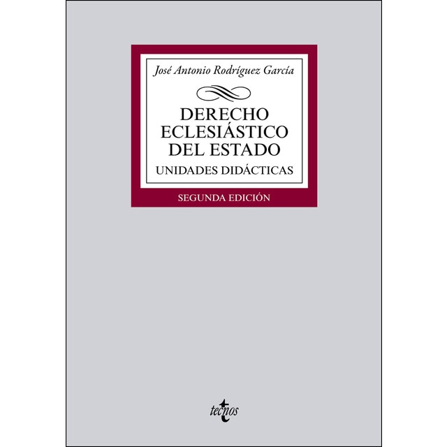 Imagen 0 de Derecho eclesiástico del Estado: Unidades didácticas  (Tapa blanda)