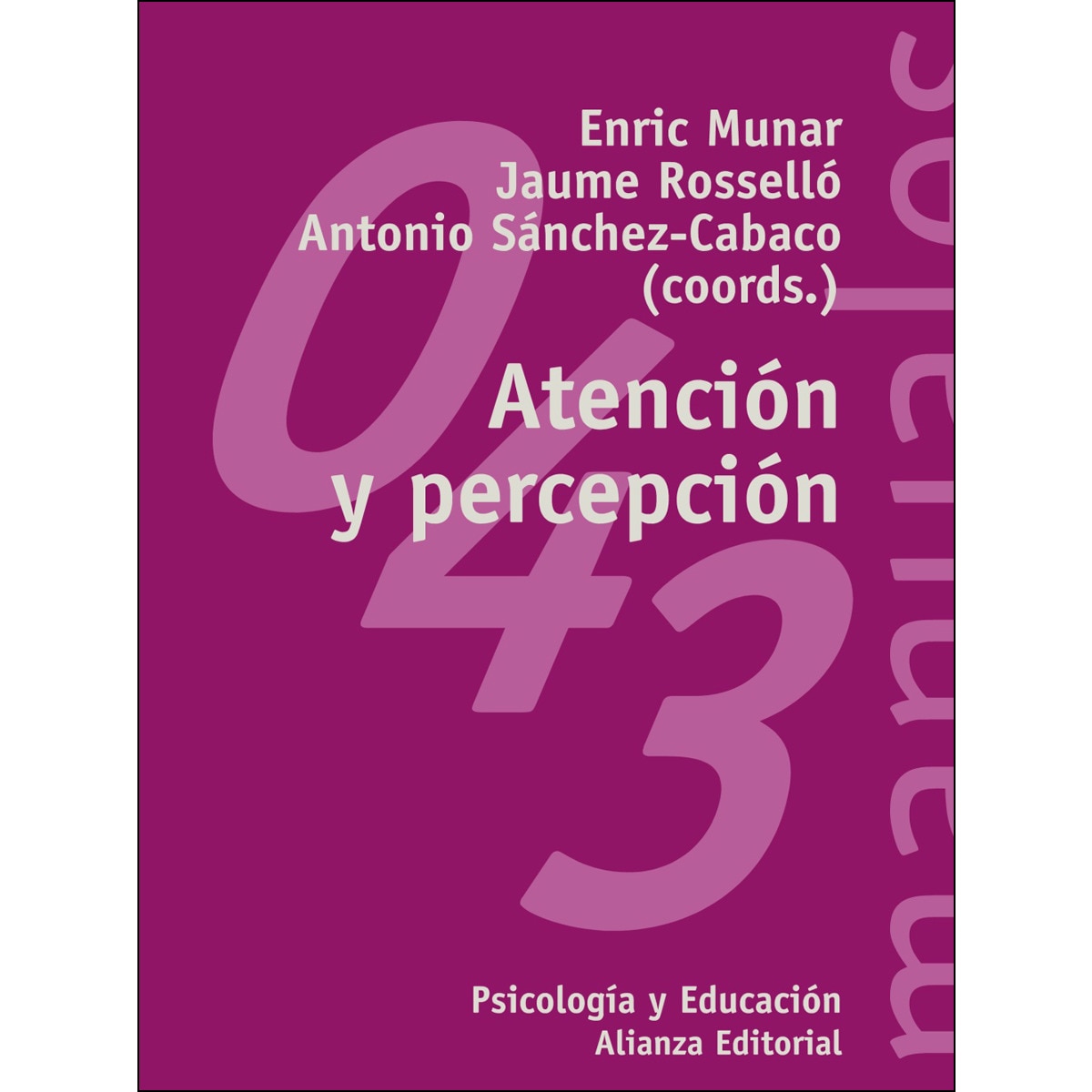Imagem 0 de Atención y percepción(Tapa blanda)