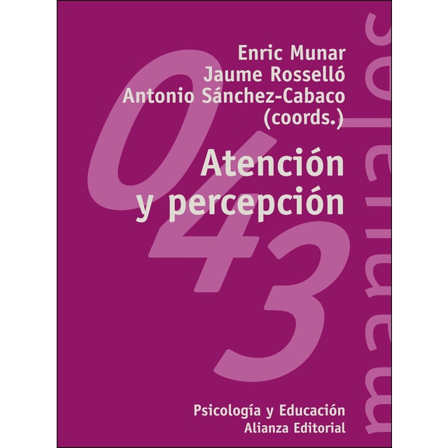 Imagem 0 de Atención y percepción(Tapa blanda)