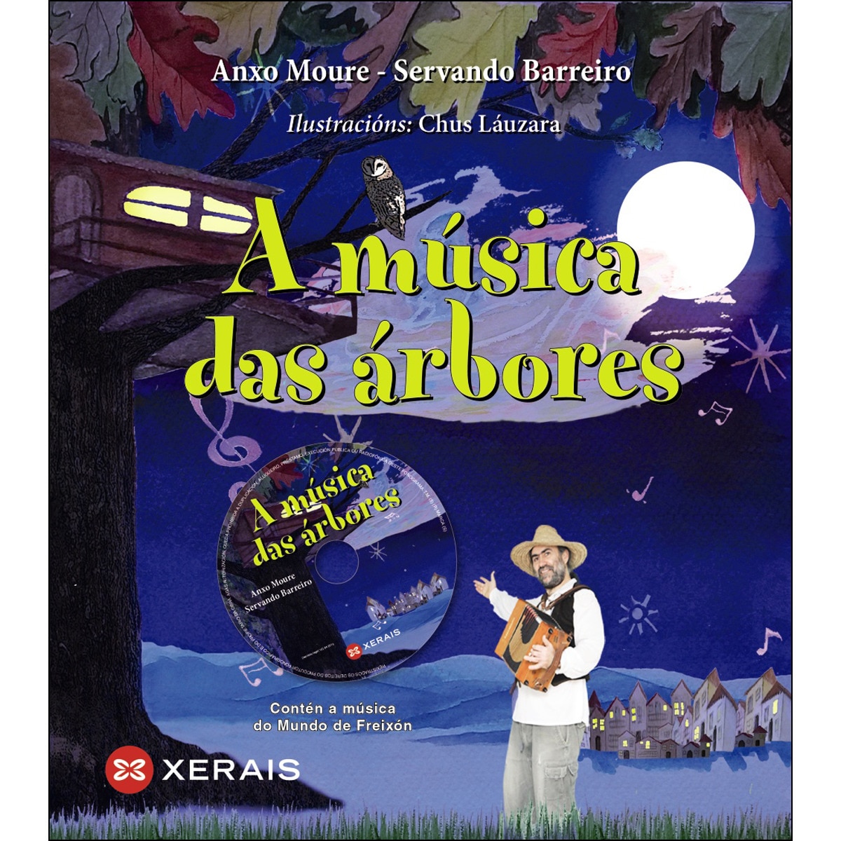 A música das árbores(Tapa dura) 1