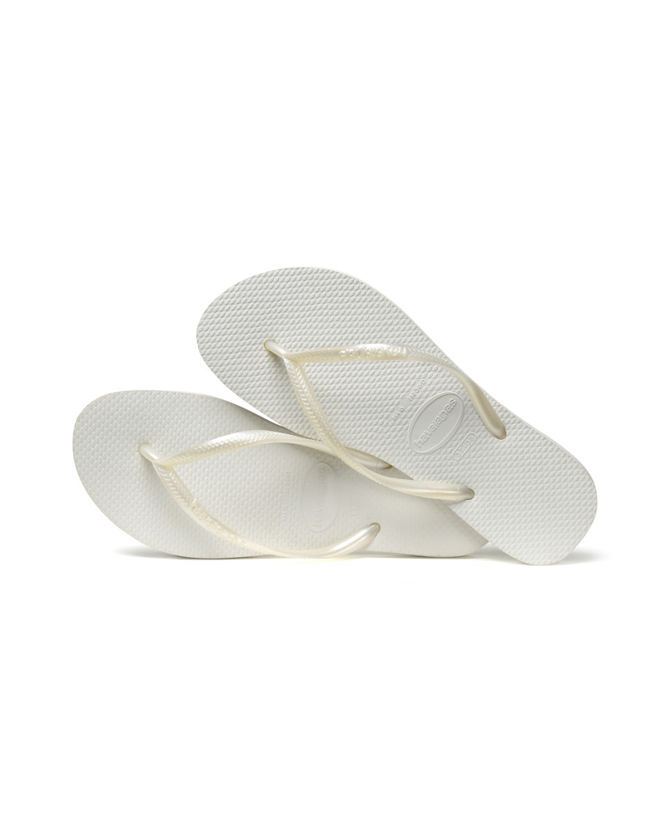 Chinelos Slim Branco-3