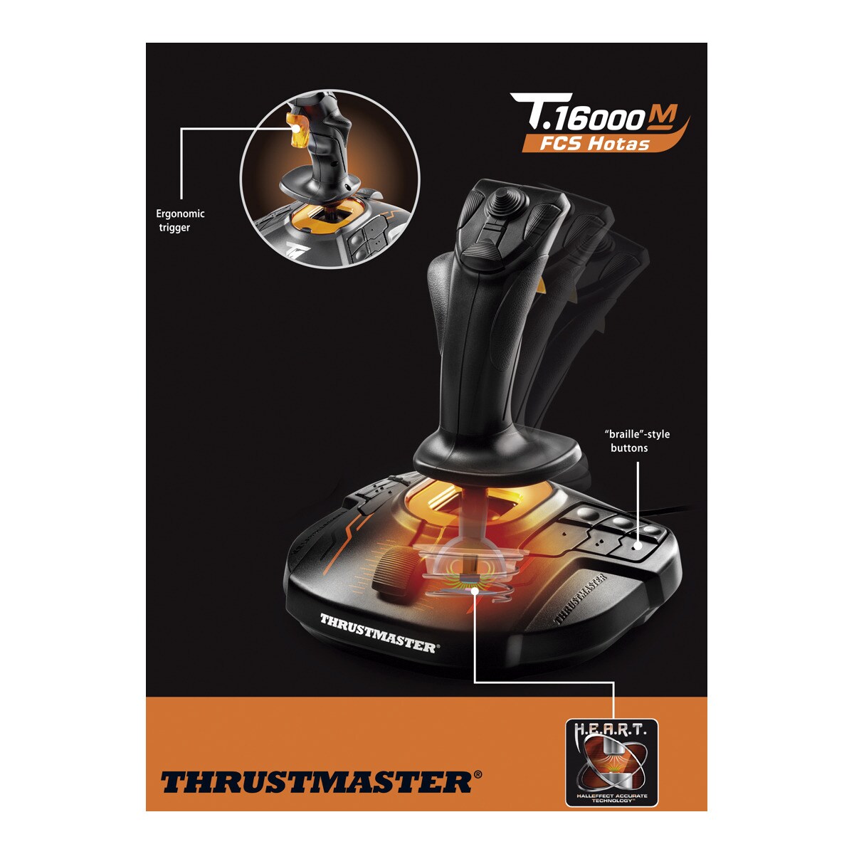 Joystick Thrustmaster T.16000M FCS Hotas para PC 5