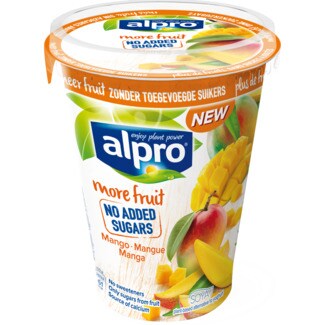 Alpro Yofu de Soja e Manga sem Açúcar embalagem 400 g