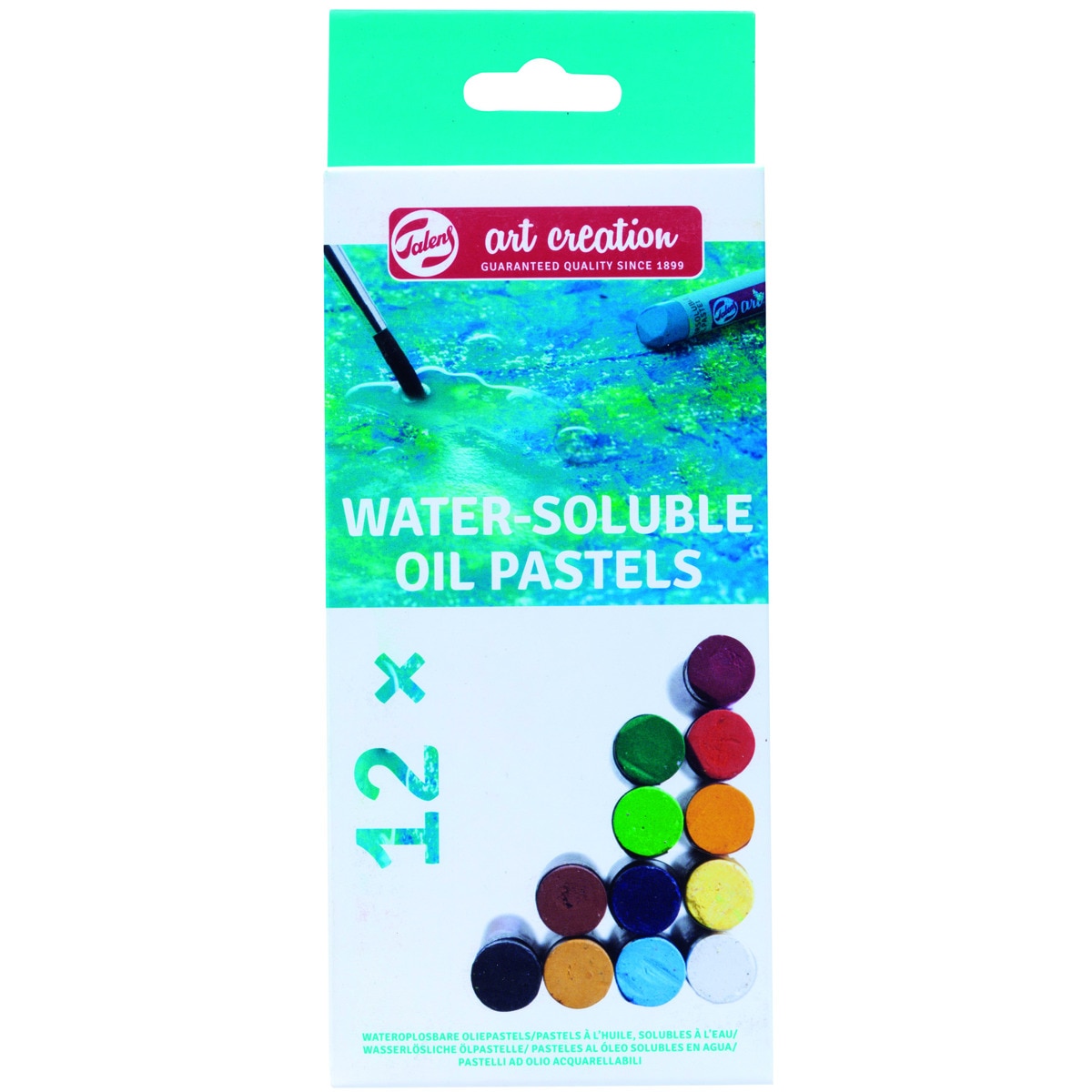 Set de Doce Barras de Pastel Artcreation Al Oleo Soluble Al Agua Artcreation Multicolor Multicolor-1