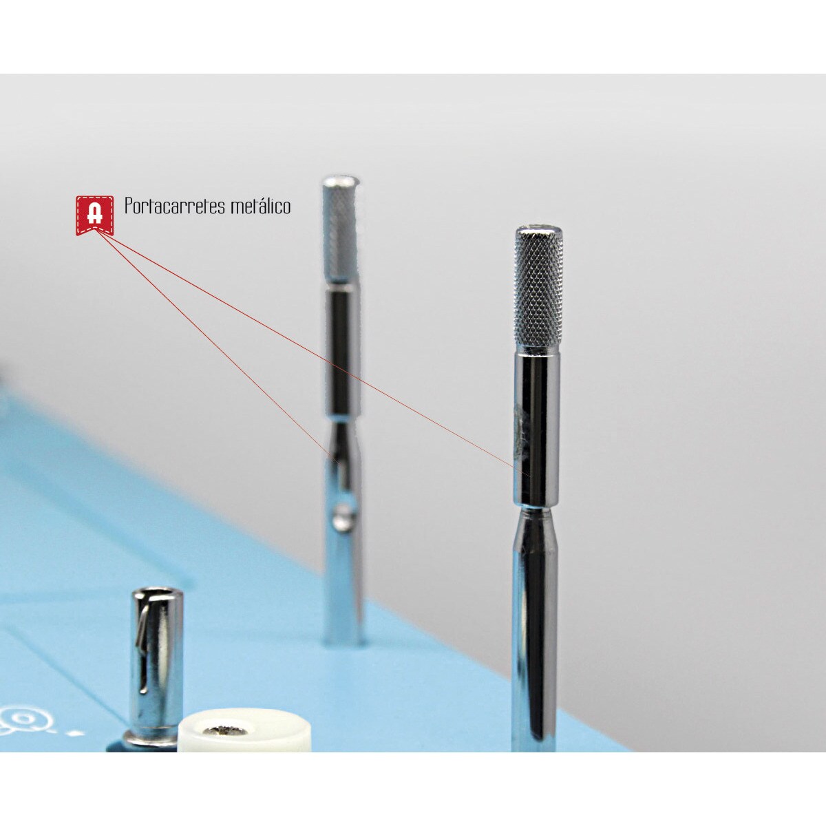 Máquina de coser Alfa Style30 con 19 puntadas. . Blanco / Azul-7