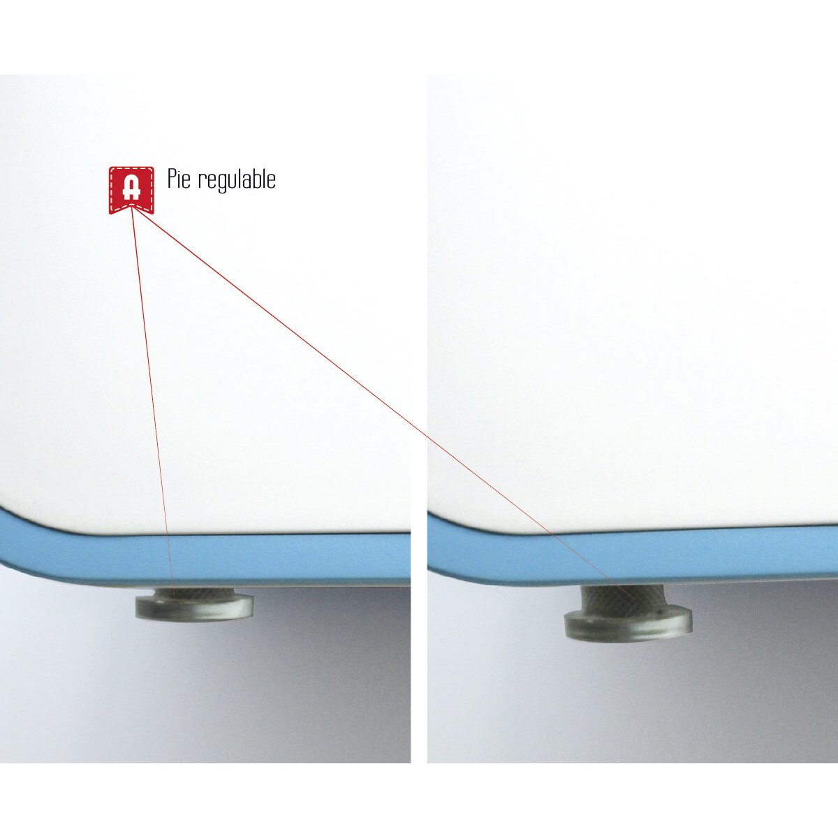 Máquina de coser Alfa Style30 con 19 puntadas. . Blanco / Azul-6